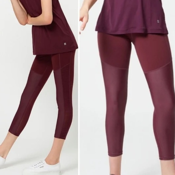 Sweaty Betty Pants - Sweaty Betty Power Mesh 7/8 Leggings